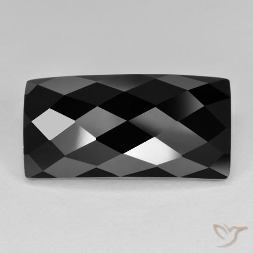 14.64ct Natural Black Spinel, Baguette, Opaque