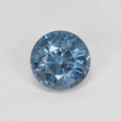 Синий / Голубой Шпинель Камень - 0.3ct Круглая Фасетная Огранка (ID: 628104)