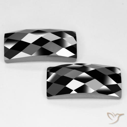 Spinel Gemstones in 20.2 x 10 mm Size for Sale, Spinel Stones in Black Color