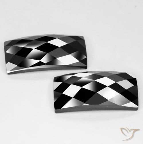 Spinel Gemstones in 20.1 x 9.9 mm Size for Sale, Spinel Stones in Black Color
