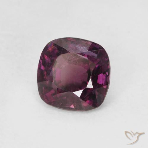 0.97 ct Purple Spinel Stone, Natural Spinel in Cushion-Cut Shape for Sale