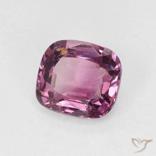 1.73 ct Purple Spinel Stone, Natural Spinel in Cushion-Cut Shape for Sale