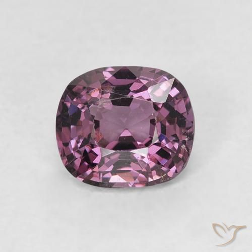 0.82ct Natural Dark Purple Spinel, Cushion, VVS-VS