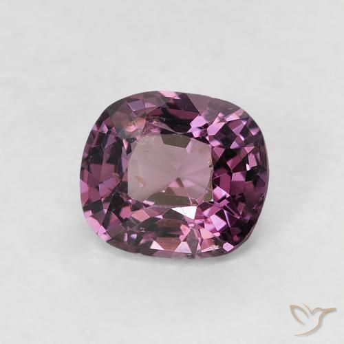 0.82 ct Purple Spinel Stone, Natural Spinel in Cushion-Cut Shape for Sale
