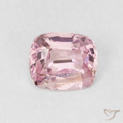 0.95ct Natural Light Pink Spinel, Cushion, VS-SI