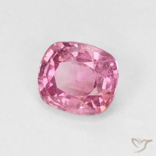 1.47 ct Pink Spinel Stone, Natural Spinel in Cushion-Cut Shape for Sale