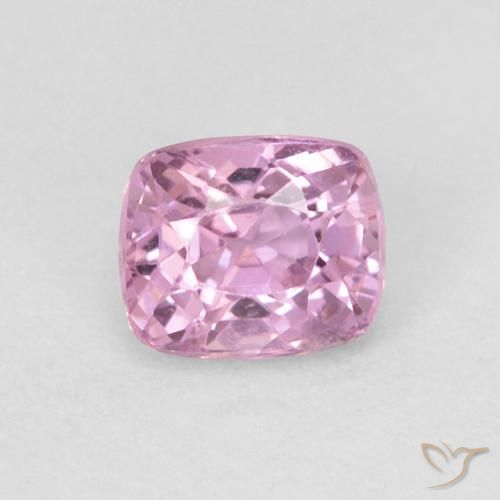 0,46 ct rosa Spinell, 4,5 x 3,7 mm Kissenschliff aus Tansania, Photo A