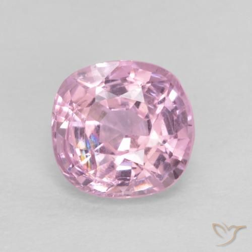 0.60ct Natural Very Light Royal Purple Pink Spinel, Cushion, VVS