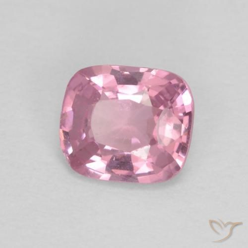 0.42 ct Pink Spinel Stone, Natural Spinel in Cushion-Cut Shape for Sale
