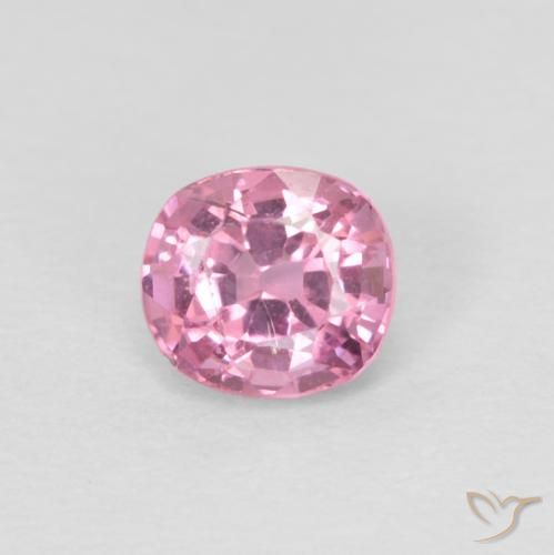 0.37 ct Pink Spinel, 4.4 x 4 mm Cushion Cut From Tanzania, Photo A