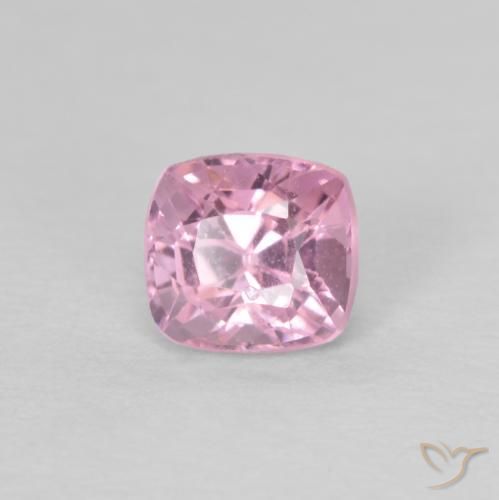0.40 ct Pink Spinel Stone, Natural Spinel in Cushion-Cut Shape for Sale