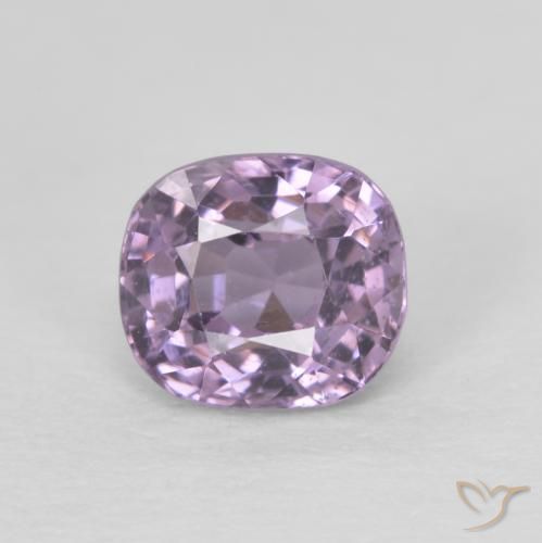 0.66 ct Violet Spinel, 5 x 4.5 mm Cushion Cut From Tanzania, Photo A