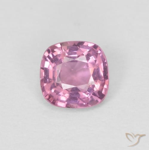 0.38ct Natural Very Light Royal Purple Pink Spinel, Cushion, VS