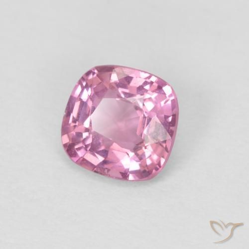 0.38 ct Pink Spinel Stone, Natural Spinel in Cushion-Cut Shape for Sale