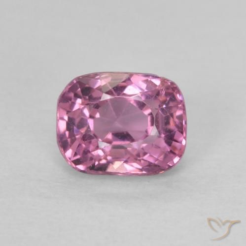 0.65ct Natural Hot Pink Spinel, Cushion, VVS-VS