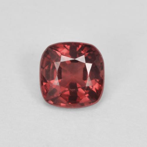 0.46 ct Red Spinel, 4.5 x 4.4 mm Cushion Cut From Tanzania, Photo A