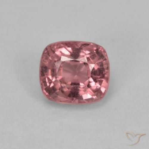 0.60ct Natural Reddish Purple Spinel, Cushion, VVS-VS, Photo A