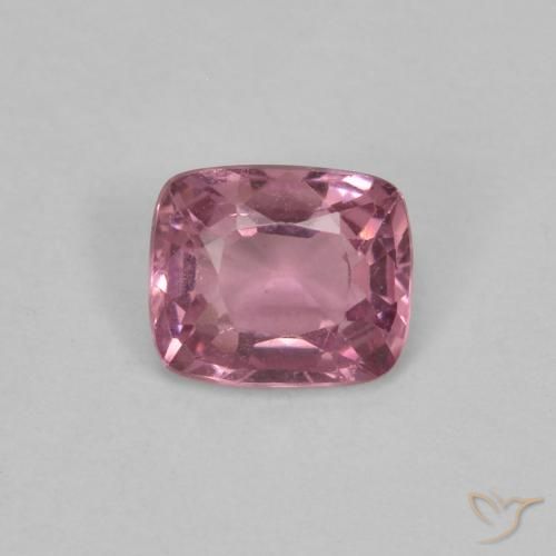 4,8 x 4,1mm kissenschliff lila Spinell aus Tansania, Gewicht von 0,45 ct, natürlicher Edelstein in VVS-VS Reinheit, 1 Stück kissenschliff Spinell - Farbe: Mittelviolett, Mohs-Härte von 8 Geeignet für den täglichen Gebrauch im Schmuck, Photo A