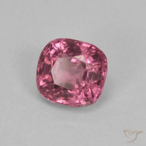 0.63 ct Purple Spinel Stone, Natural Spinel in Cushion-Cut Shape for Sale