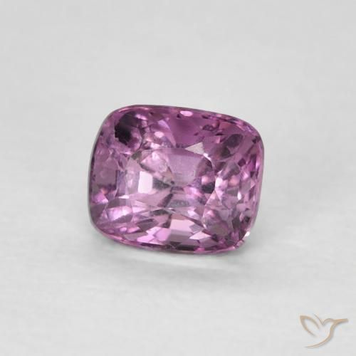 0.50 ct Purple Spinel Stone, Natural Spinel in Cushion-Cut Shape for Sale
