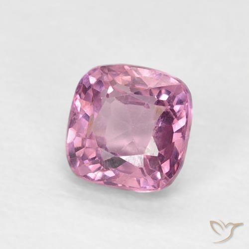 0.52 ct Purple Spinel Stone, Natural Spinel in Cushion-Cut Shape for Sale