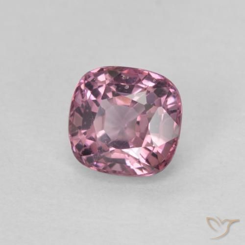 0.58 ct Purple Spinel Stone, Natural Spinel in Cushion-Cut Shape for Sale