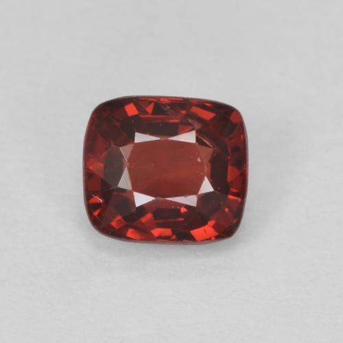 Spinelle Rouge cushion-cut 5 x 4,4mm de Tanzanie, poids de 0,6 ct, pierre gemme naturelle Non traité de pureté vvs-vs, 1 pièce Spinelle, couleur : Rouge foncé, dureté de Mohs de 8 convient aux bijoux de tous les jours, pierre de sagesse, Photo A