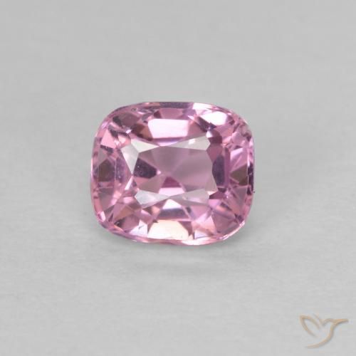 0.59ct Natural Medium Light-Pink Spinel, Cushion, VVS-VS