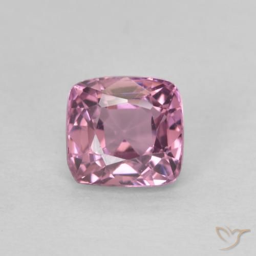 0.65 ct Pink Spinel, 4.8 x 4.6 mm Cushion Cut From Tanzania, Photo A