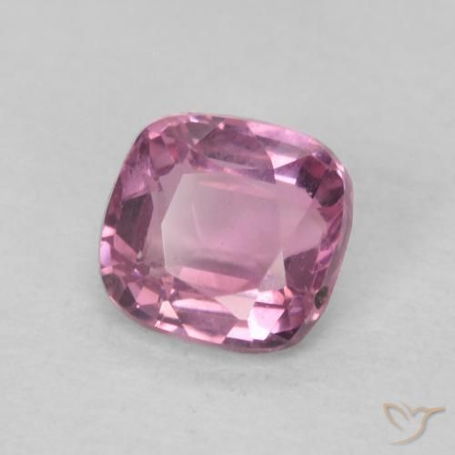 0.57 ct Purple Spinel Stone, Natural Spinel in Cushion-Cut Shape for Sale