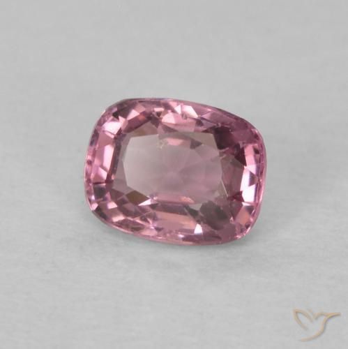 0.39 ct Purple Spinel Stone, Natural Spinel in Cushion-Cut Shape for Sale