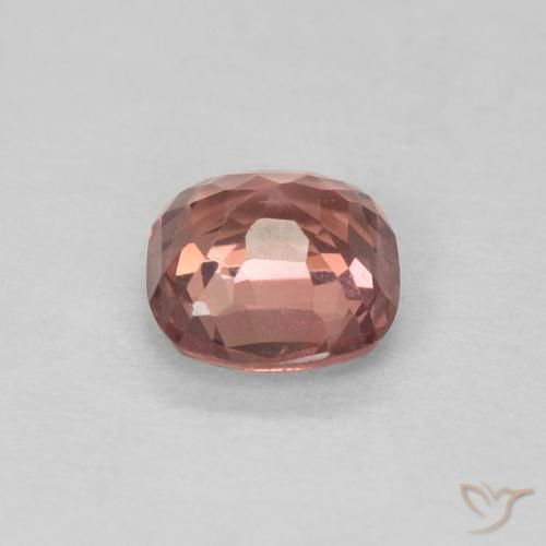 Spinel Gemstone in 4.7 x 4.6 mm Size for Sale, Spinel Stone in Orangish Pink Color