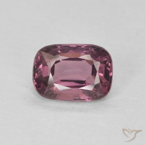 0.58ct Natural Dark Reddish Purple Spinel, Cushion, VVS