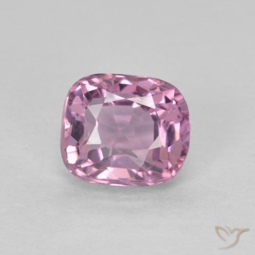 0,69 ct kissenschliff Spinell aus Tansania, Größe: 5,2 x 4,5mm, Reinheit: VVS-VS, Garantiert echter Edelstein, 1 Stück Spinell in Sehr helles Rosa Farbe, Mohs-Härte von 8 Geeignet für den täglichen Gebrauch im Schmuck, Photo A