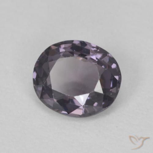 0.61 ct Purple Spinel Stone, Natural Spinel in Oval Facet Shape for Sale
