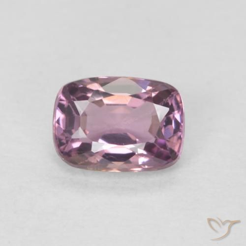 0,5 ct lila Spinell, 5,3 x 3,8 mm Kissenschliff aus Tansania, Photo A