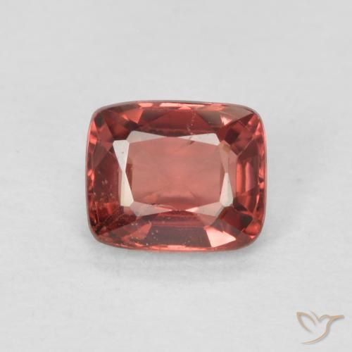 0.53 ct Red Spinel, 5.1 x 4.2 mm Cushion Cut From Tanzania, Photo A