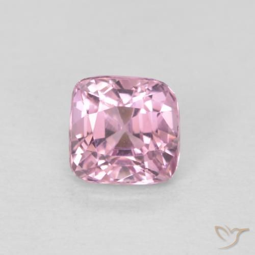 0.56ct Natural Very Light Pink Spinel, Cushion, VS, Photo A
