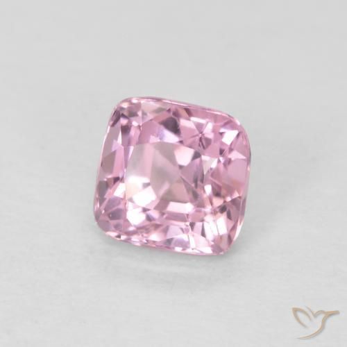 0.56 ct Pink Spinel Stone, Natural Spinel in Cushion-Cut Shape for Sale