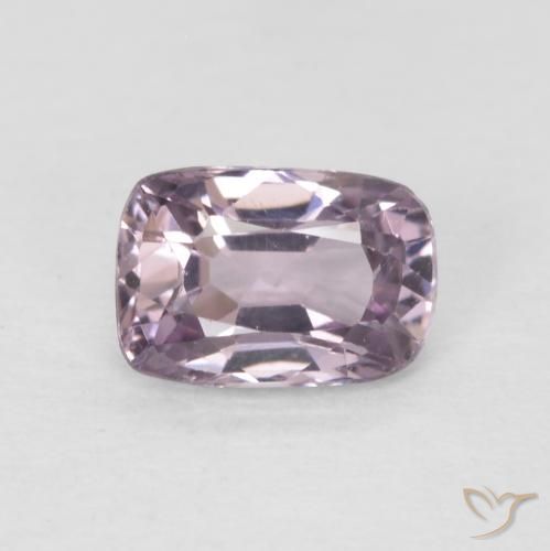 0.56ct Natural Light Grayish Purple Spinel, Cushion, VS