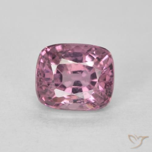 0.77ct Natural Light Magenta Spinel, Cushion, VS
