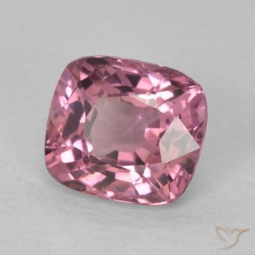 0.74 ct Purple Spinel Stone, Natural Spinel in Cushion-Cut Shape for Sale