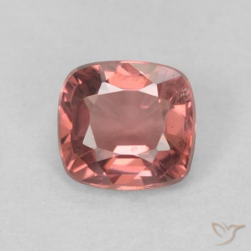 0.55 ct Red Spinel, 4.9 x 4.6 mm Cushion Cut From Tanzania, Photo A