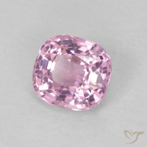 0.49 ct Purple Spinel Stone, Natural Spinel in Cushion-Cut Shape for Sale