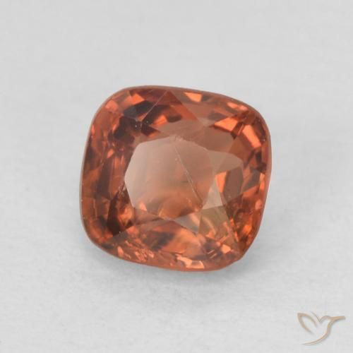 0.63 ct Red Spinel Stone, Natural Spinel in Cushion-Cut Shape for Sale