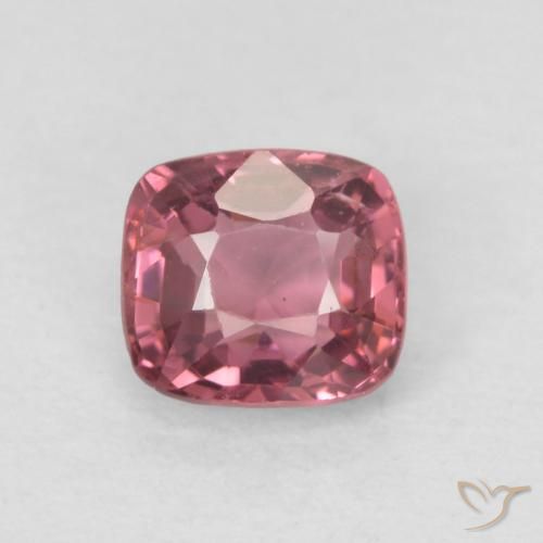 0.49ct Natural Reddish Purple Spinel, Cushion, VS