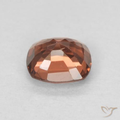 Spinel Gemstone in 4.9 x 4.4 mm Size for Sale, Spinel Stone in Orange Red Color