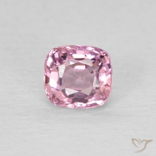 0.45ct Natural Rosado Bubblegum espinela, Forma Cojín, VVS-VS, Photo A