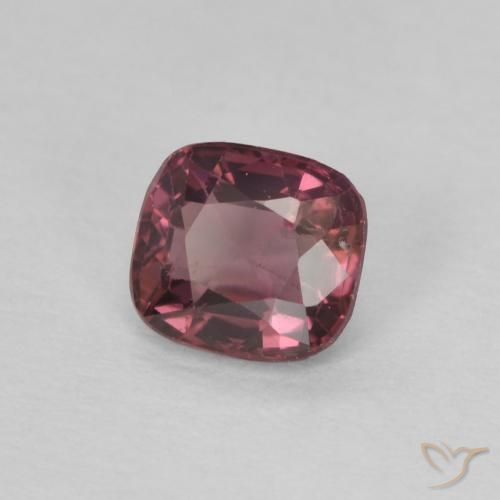 0.53 ct Purple Spinel Stone, Natural Spinel in Cushion-Cut Shape for Sale