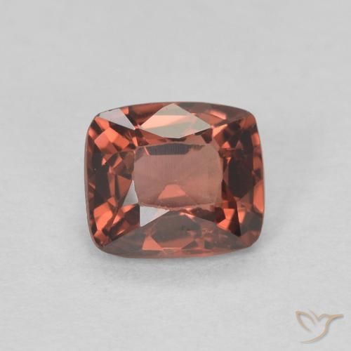 0.57 ct Red Spinel, 5.2 x 4.5 mm Cushion Cut From Tanzania, Photo A